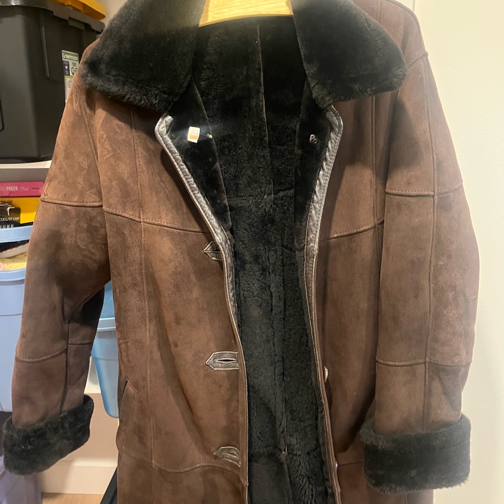 Beautiful Brown Shearling Coat